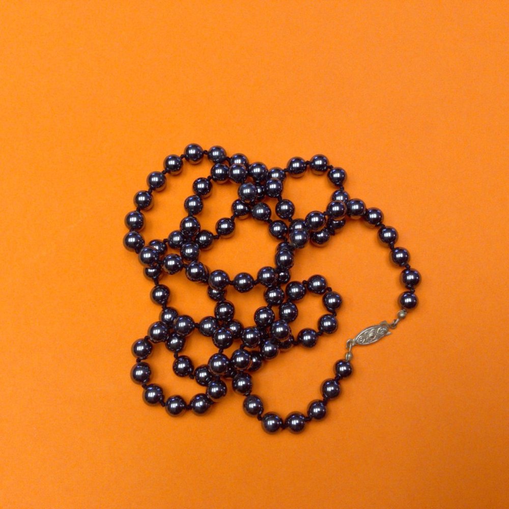 Hematite Necklace sparkle shiny celebrate - Picture 4 of 4